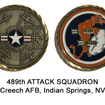 489th ATKS Creech AFB Coin